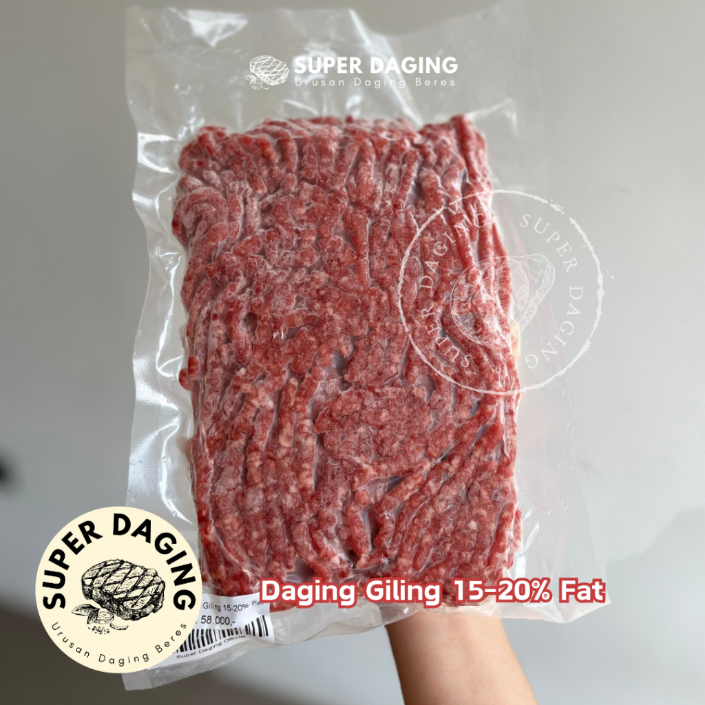 Jual Daging Sapi Giling / Minced Beef 15-20% Fat 1kg - Super Daging ...