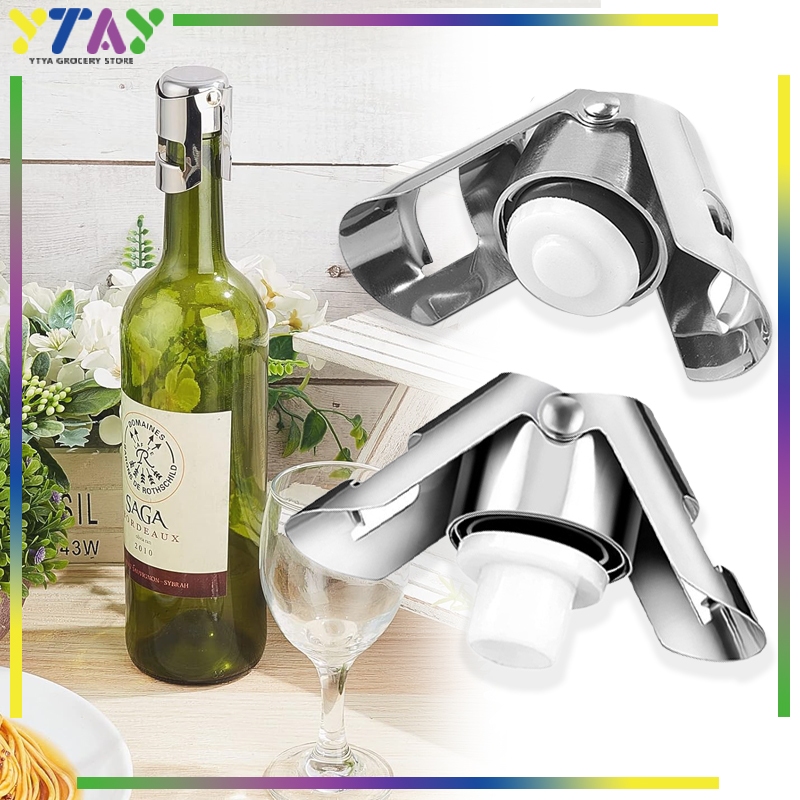 Jual Wine Vacuum Tutup Botol Minuman Tutup Botol Champagne Sealer ...