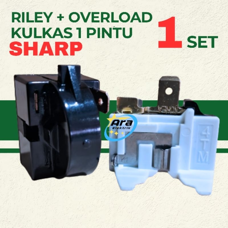 Jual Riley ptc overload kulkas sharp 1 pintu 1set | Shopee Indonesia