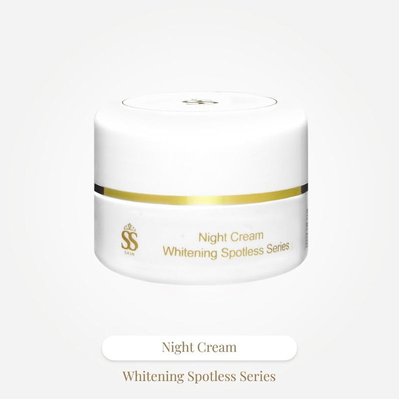 Jual SSSKIN NIGHT CREAM WHITENING SPOTLESS | Shopee Indonesia
