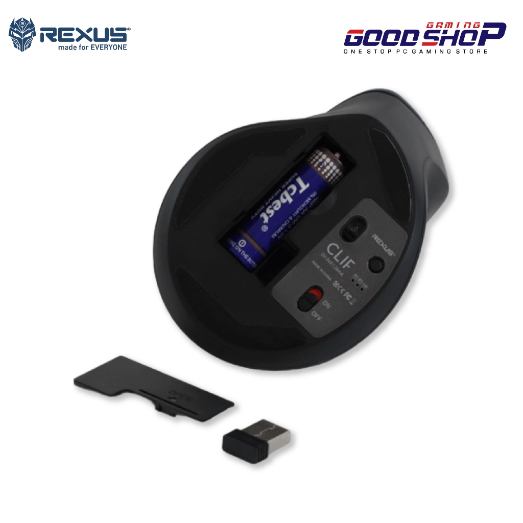 Jual Rexus Mouse Vertical Wireless Clif | Shopee Indonesia
