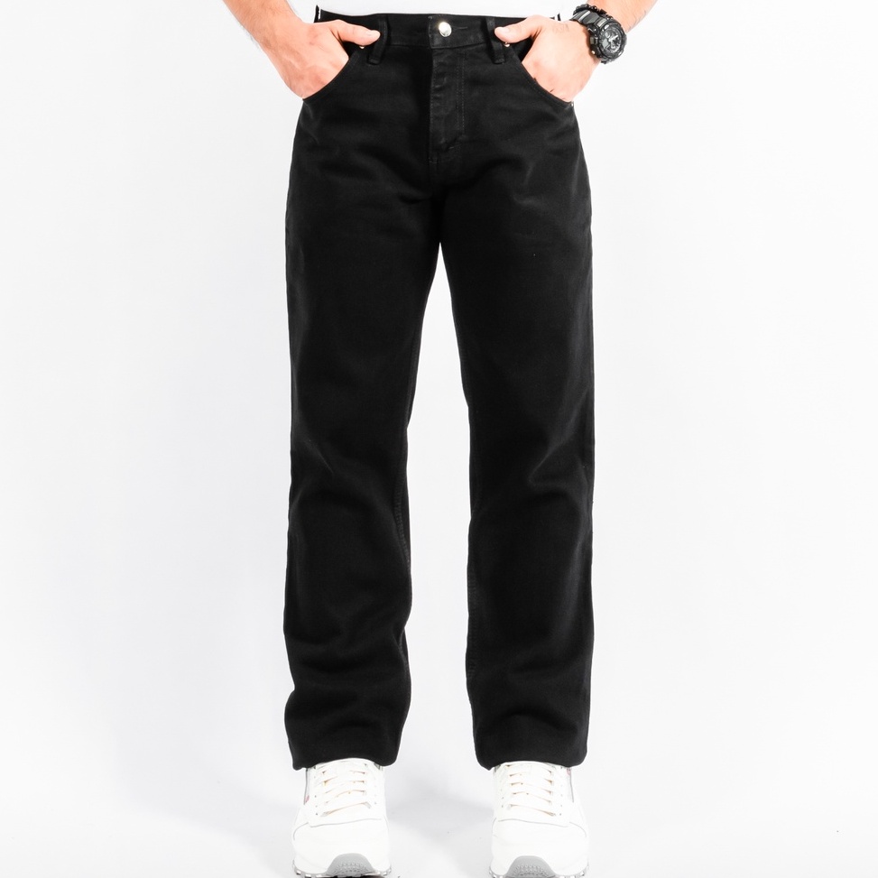 Jual Cuma hari ini Gizmo Celana Jeans Reguler Black Basic Denim