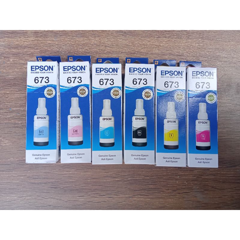 Jual Tinta Epson 673 Original 100% garansi uang kembali | Shopee Indonesia