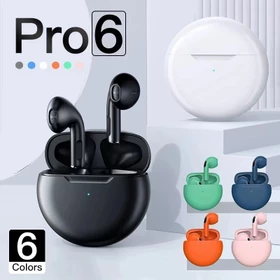 Headset Bluetooth 5.1 Pro 6 TWS Earphone Wirelles Hifi Sound
