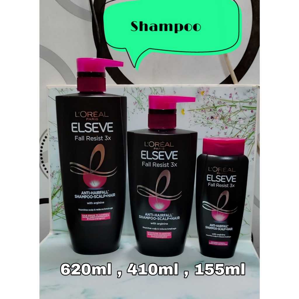 Jual Shampo L'Oreal Paris Fall Resist 3x Shampoo Hair Care 620 Ml / 410 ...