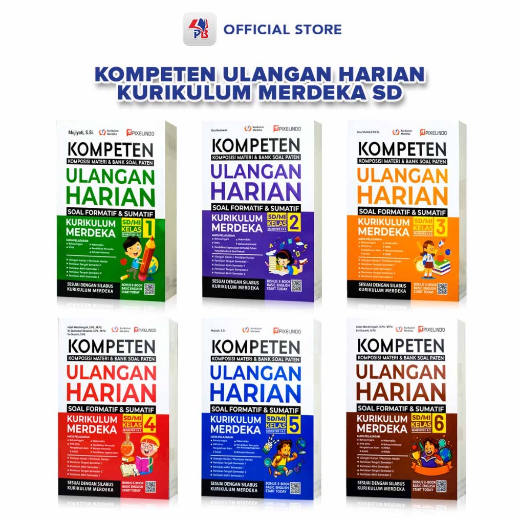 Jual Buku Ulangan Harian Kurikulum Merdeka SD Kompeten Ulangan Harian ...