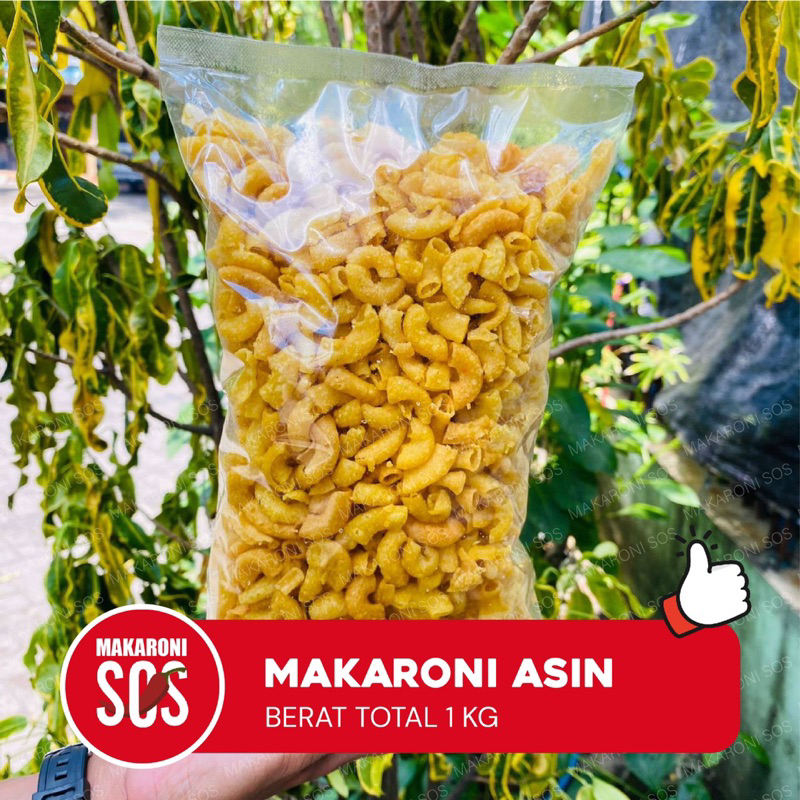 Jual Makaroni Pipa Asin Kg Makaroni Sepat Pipa Asin Gurih Renyah Shopee Indonesia