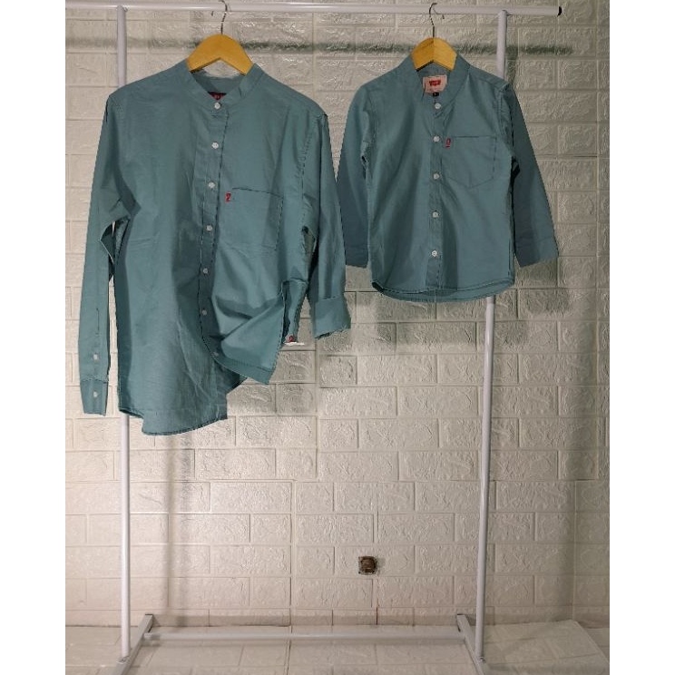 Jual Grosir Sekarang Kemko polos panjang dewasa dan anak warna biru
