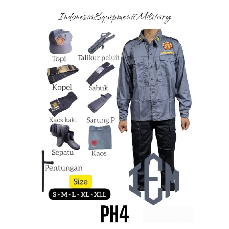 Jual Satu set lengkap seragam linmas terbaru 2024| seragam linmas ...