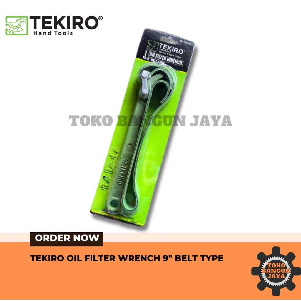Jual TEKIRO Kunci Oli Kulit Sabuk 9" / Tekiro Oil Filter Wrench 9" Belt Type Shopee Indonesia