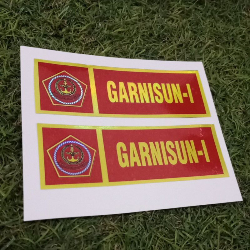 Jual stiker hologram plat GARNISUN-1 /stiker unik | Shopee Indonesia