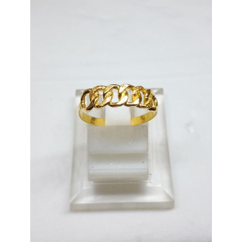 Jual cincin Rantai Pasir 1 gram emas muda | Shopee Indonesia