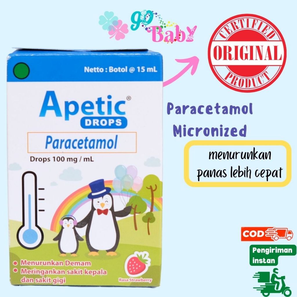 Jual APETIC - PARACETAMOL MICRONIZED BAYI & ANAK | Shopee Indonesia