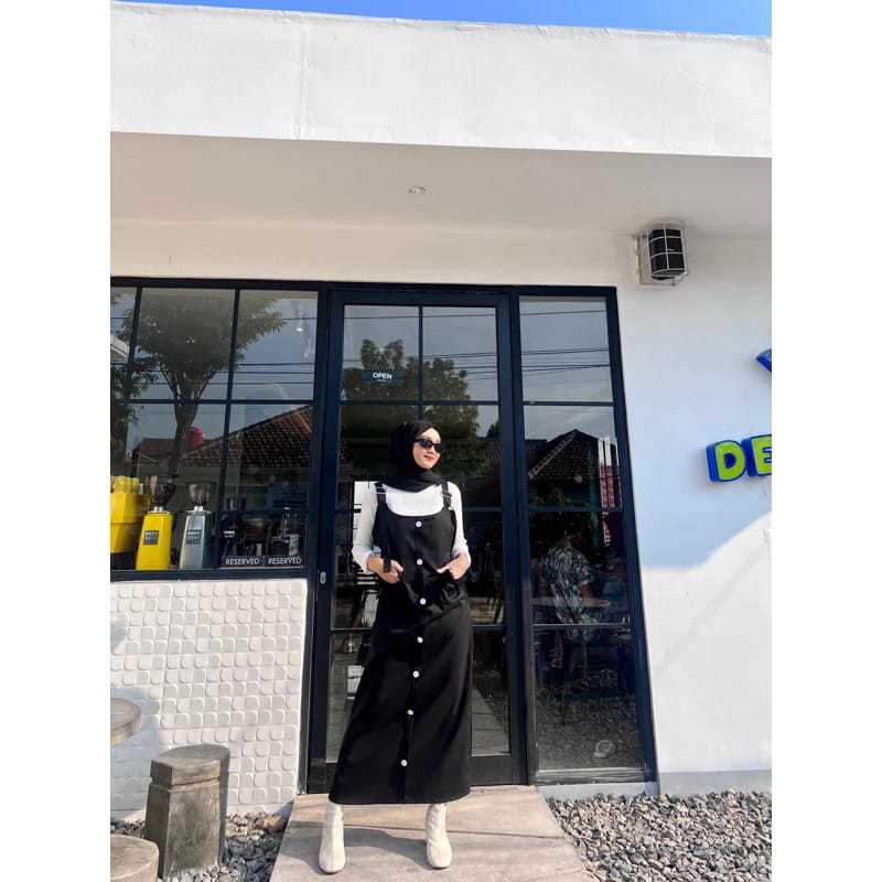 Jual OVERALL JUMPSUIT ROK POLOS WANITA | Shopee Indonesia