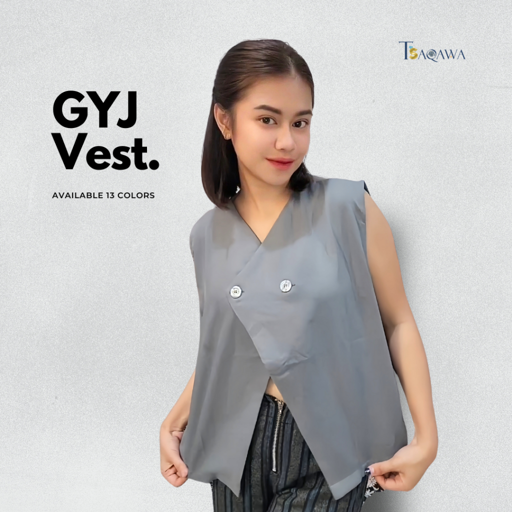 Jual TSAQAWA GYJ Vest Rompi Woll Wanita Korean Korea | Shopee Indonesia