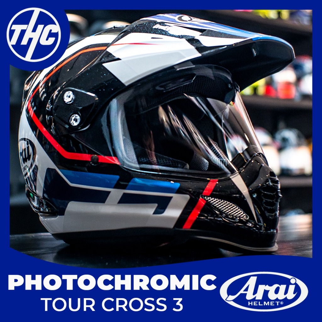 Arai TOUR-CROSS 3 VISION RED ヘルメット XLサイズ Arai TOUR-CROSS 3