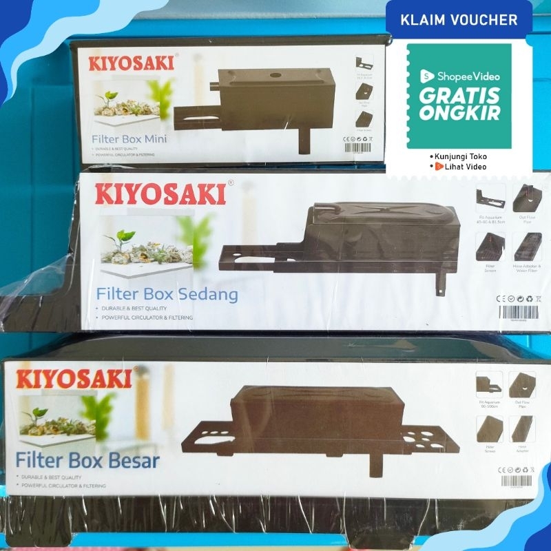 Jual Box Filter Aquarium 3 ukuran Box kosong akuarium aquascape ...