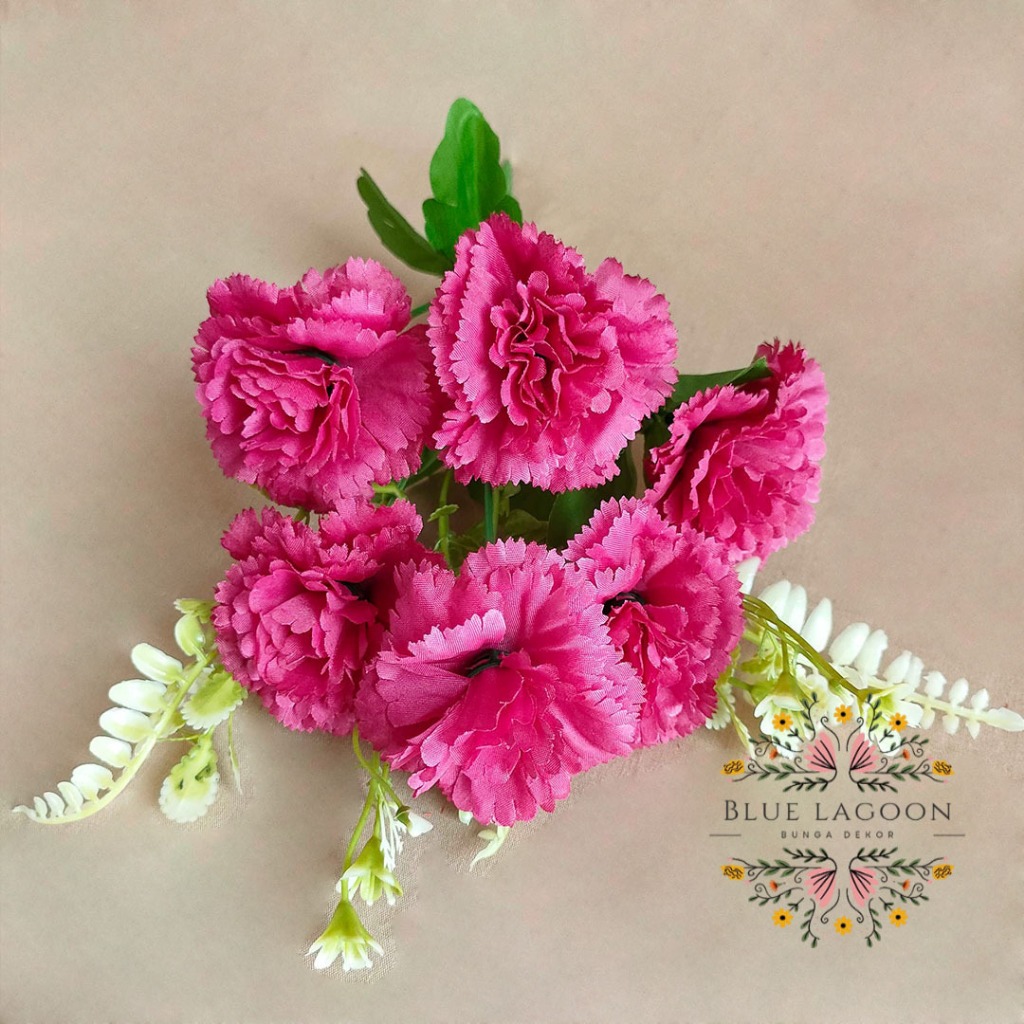 Jual Artificial Spring Dianthus x6 Bunga Carnation Bunga Artificial ...