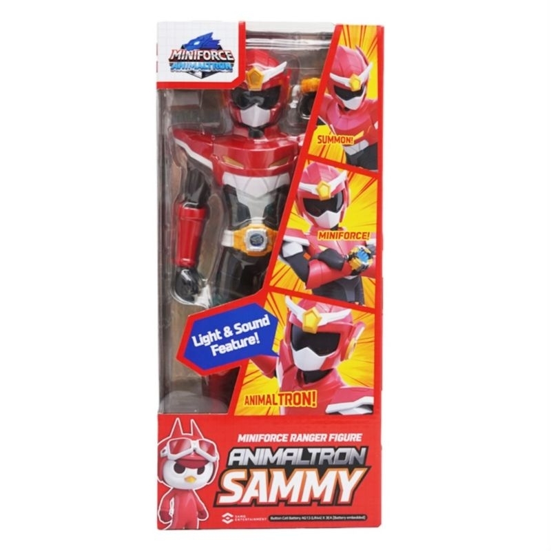 Jual MINIFORCE RANGER FIGURE ANIMALTRON SAMMY MAINAN FIGURE ANAK ...