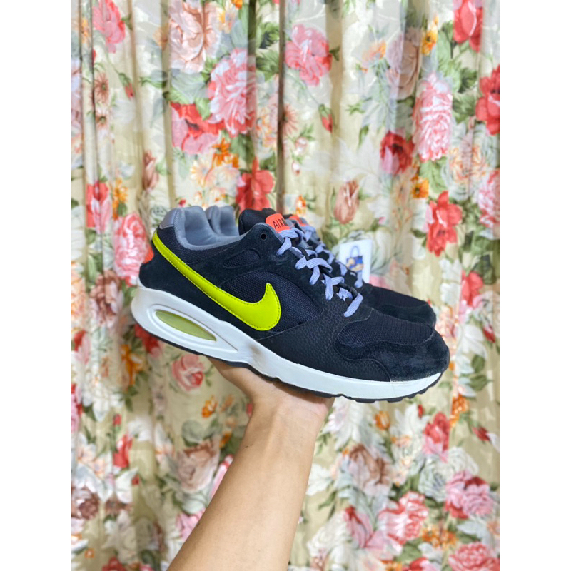 Jual Nike Air Max Coliseum Racer Mens Black Lime 555423 013 Shopee Indonesia