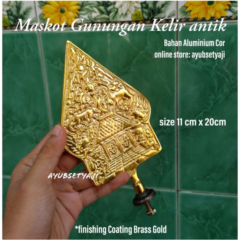 Jual Maskot Gunungan Kelir Wayang ukir antik aksesoris sepeda hiasan ...