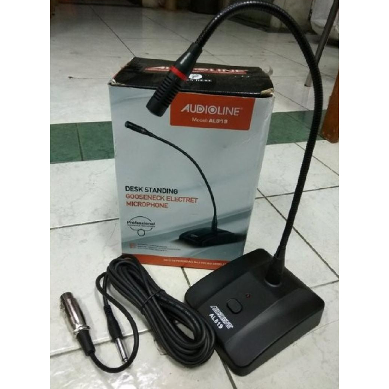 Jual MIC MEJA MEETING KABEL AUDIOLINE AL 819 (NON COD) | Shopee Indonesia