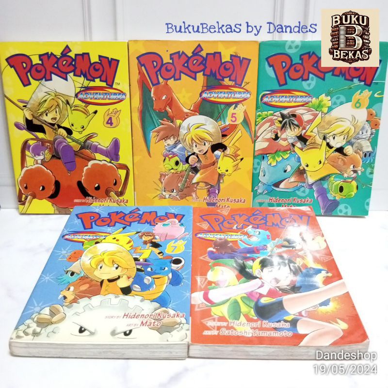 Jual Pokemon Adventures by Hidenori Kusaka - English Comic (Chuang Yi ...