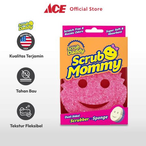 Jual Harga Terbaik Ace Scrub Daddy Mommy Series Spons Pembersih Sponge ...