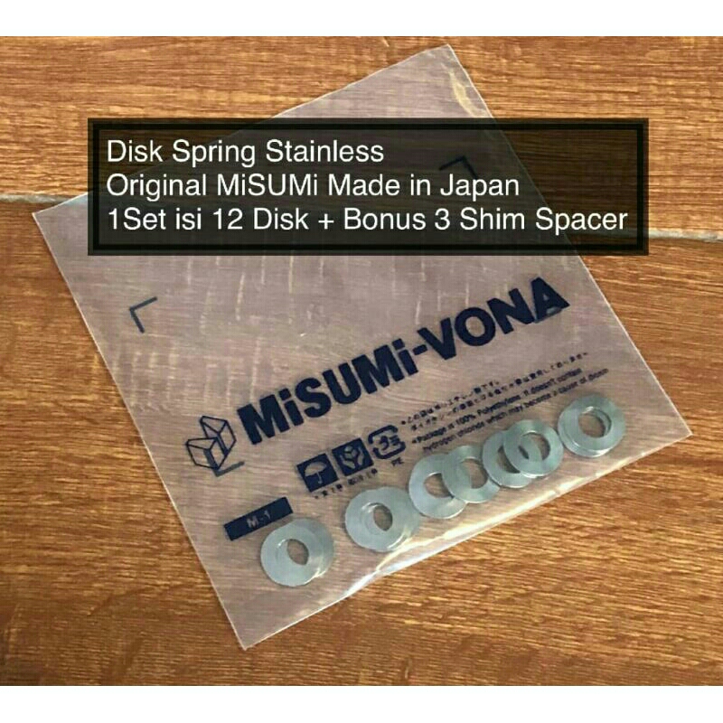Jual diskspring steanliss misumi original jepang / disk spring misumi ...