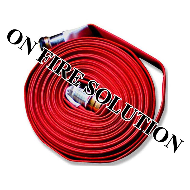 Jual Hooseki Fire Hose Red Rubber 17 Bar 2.5 Inch X 30 Mtr C/W Machino ...