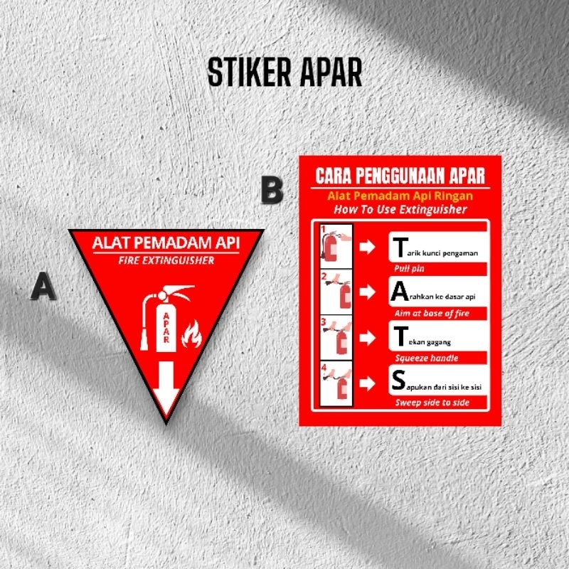 Jual STIKER LABEL APAR | Shopee Indonesia