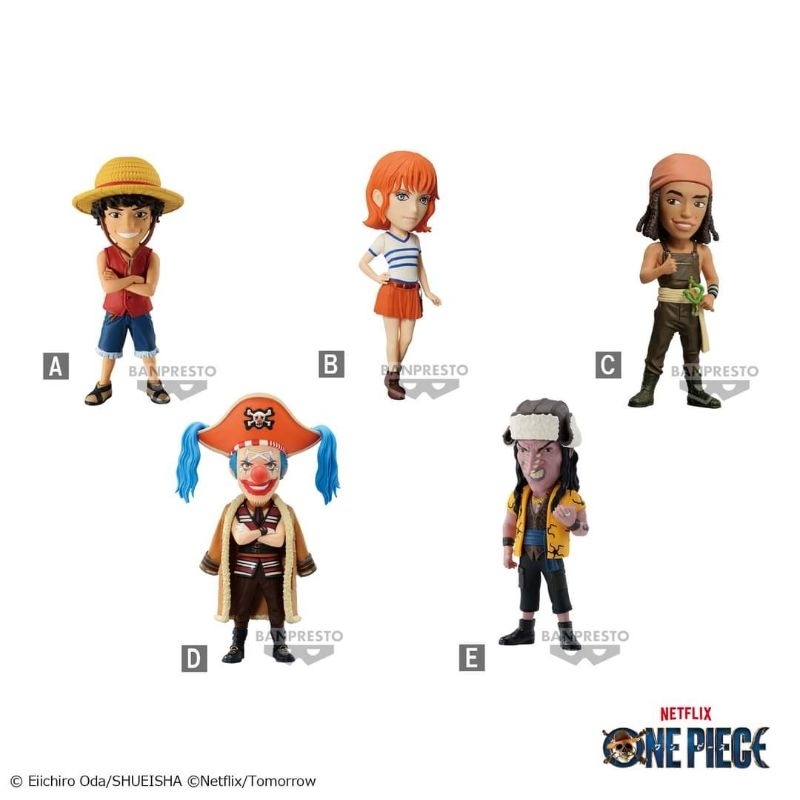 Jual One Piece WCF Netflix Series Set of 5pcs | Action Figure Live ...