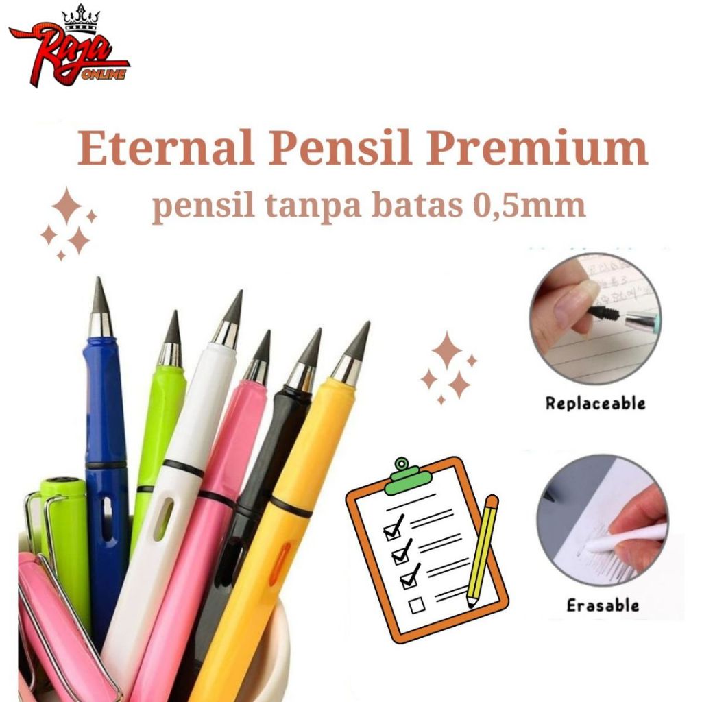 Jual Pup5 Eternal Pensil Premium Pensil Eternal Tanpa Isi Untuk