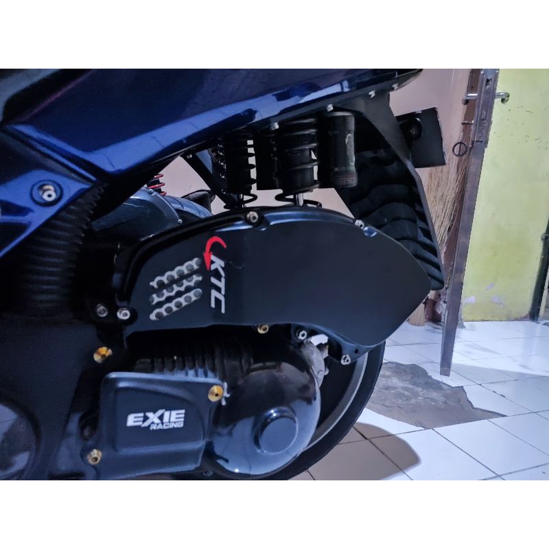 Jual tutup box filter original custom slim nmax old/new | Shopee Indonesia