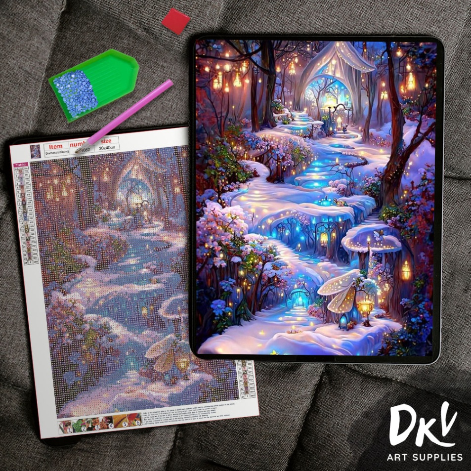 Jual 5D DiamondPainting Set DIY Diamond Painting 3 x 4 Full Drill Kit ...