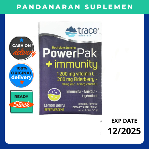 Jual Trace Mineral Electrolyte Stamina PowerPak Immunity Lemon Berry ...