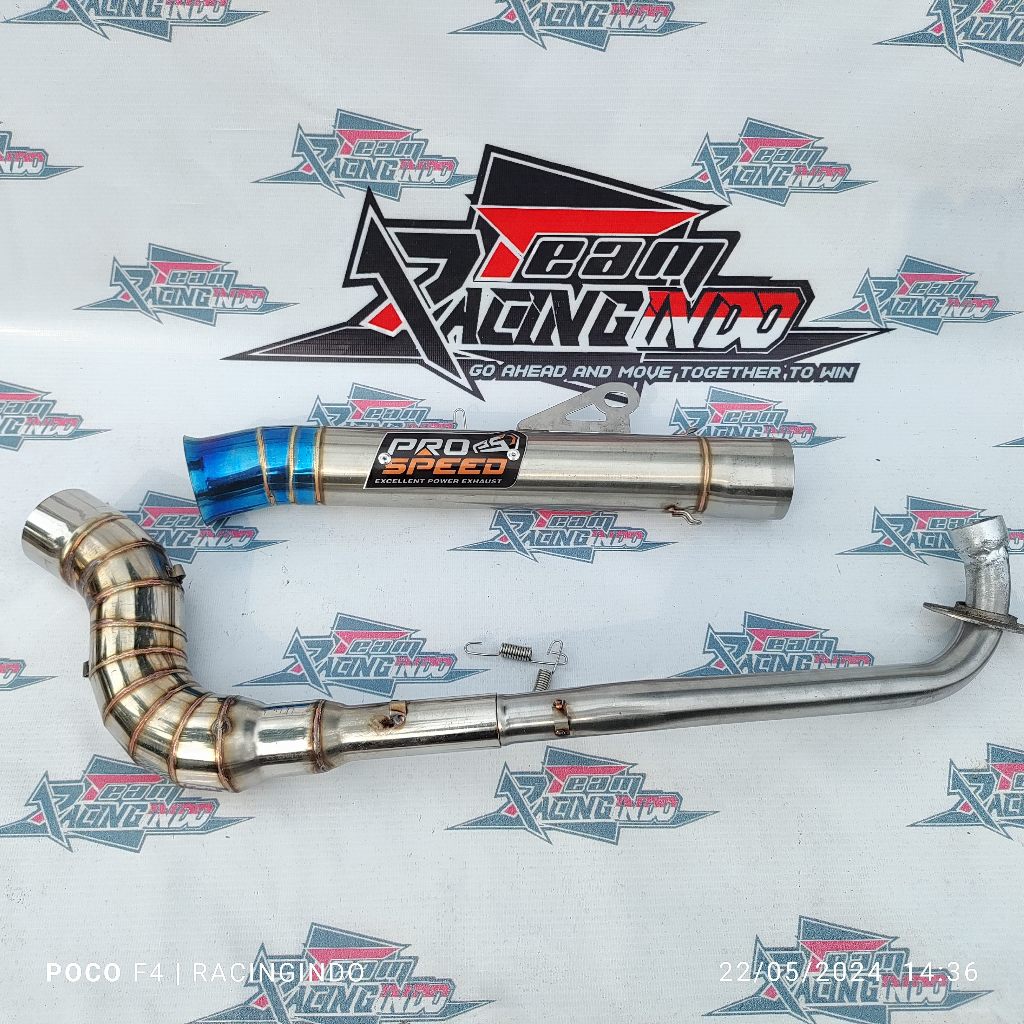 Jual BLUE TIP SUPER OPEN CANISTER 51 MM PRO SPEED PROSPEED FOR wave 110 ...