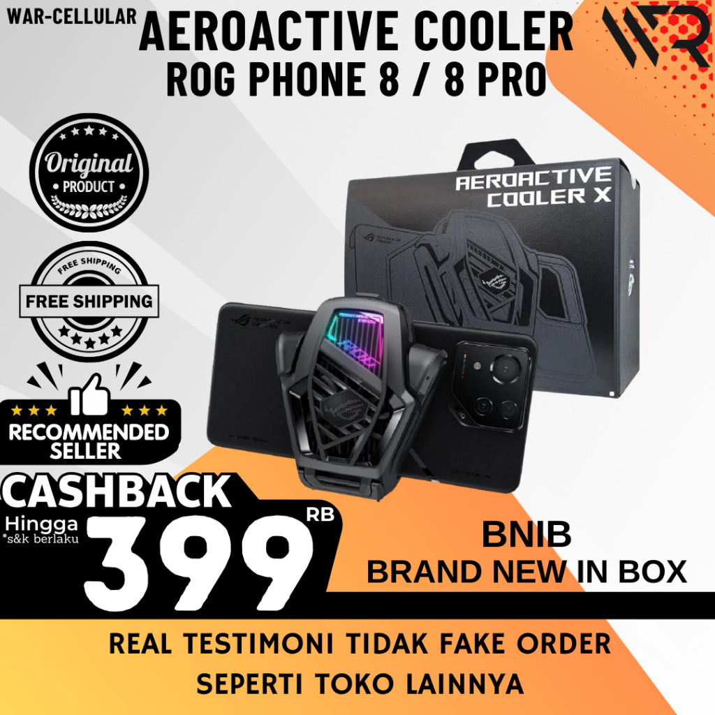 Aeroactive Cooler Rog Phone 5s Pro Original Resmi Asus Cooler Fan  Aerocooler