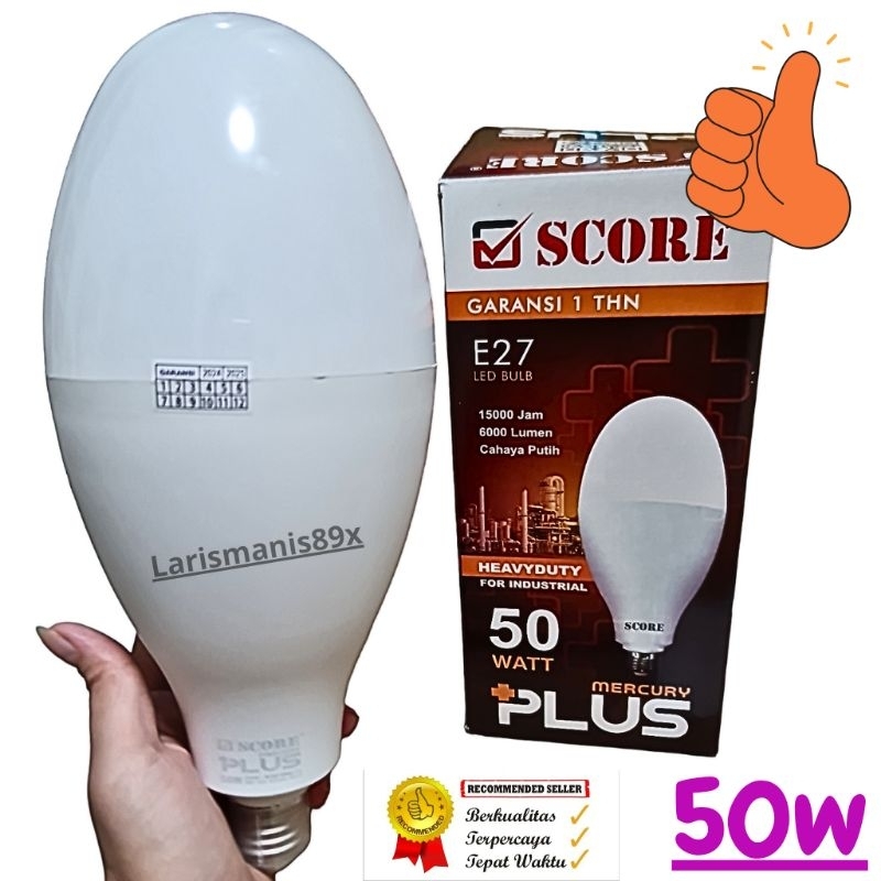 Jual lampu led score SUPER TERANG MERCURY PLUS 50w | Shopee Indonesia