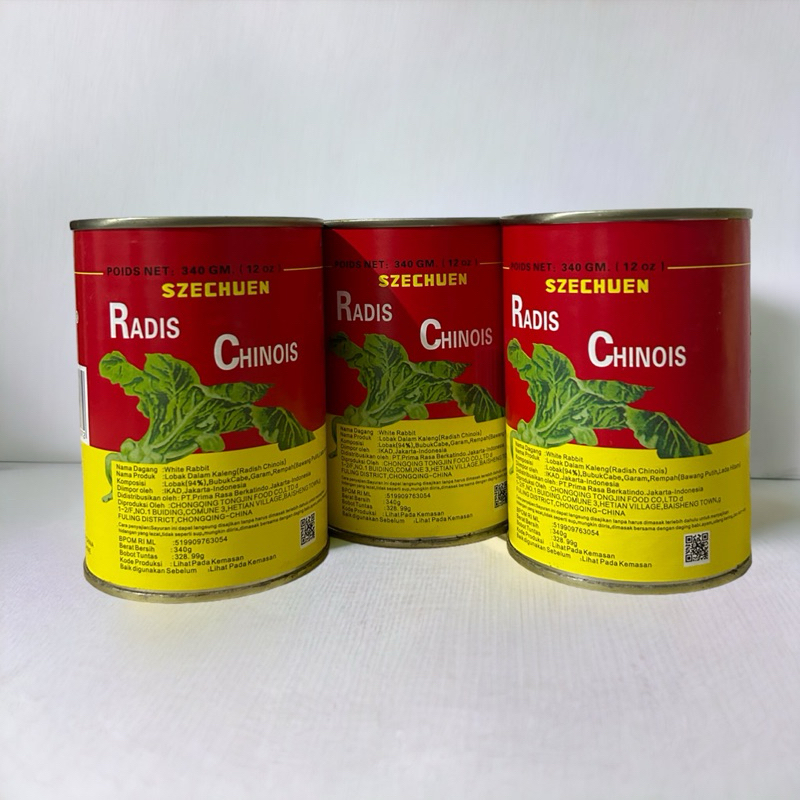 Jual Radis Chinois Radish Cacoi Acar Lobak Kaleng 340 Gram | Shopee ...
