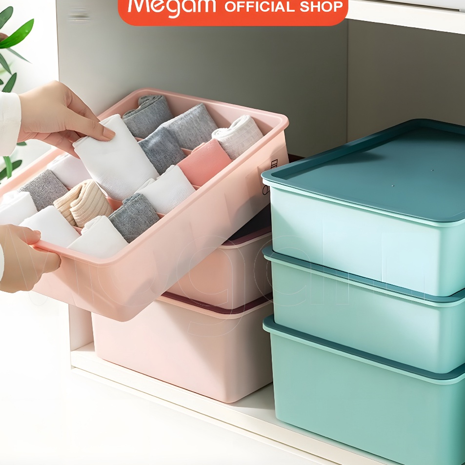 Jual Dijual MADE IN INDONESIAMegam Storage Box Sekat Penyimpanan Bra ...