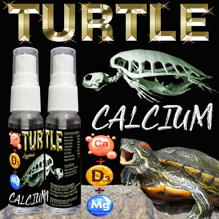 Jual TURTLE CALCIUM CAIR LIQUID +D3 KALSIUM CAIR VITAMIN KESEHATAN ...