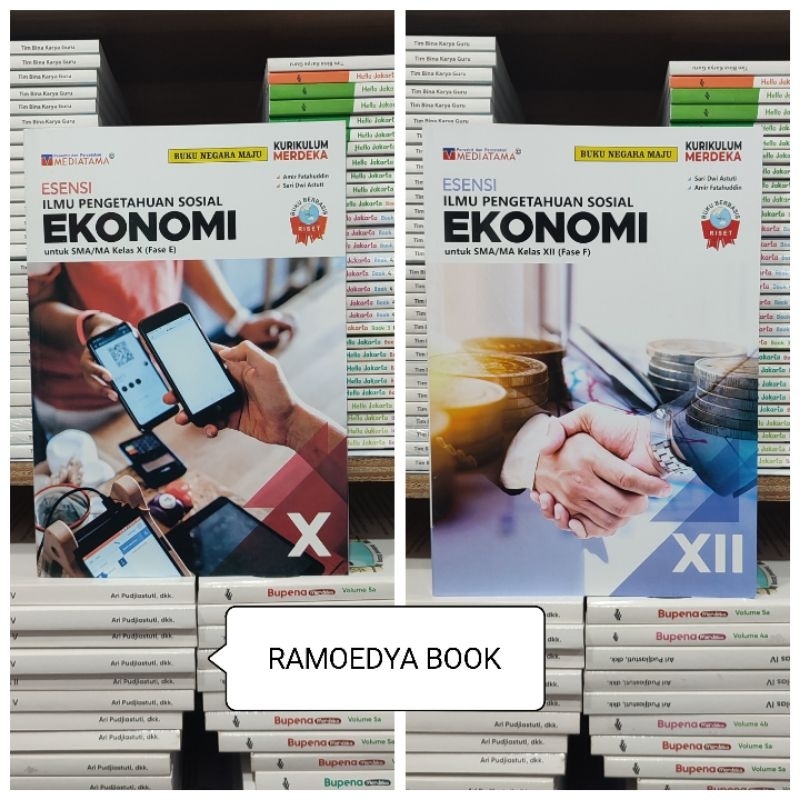 Jual Buku Ekonomi SMA/MA Kelas X, XI, XII Kurikulum Merdeka MEDIATAMA ...