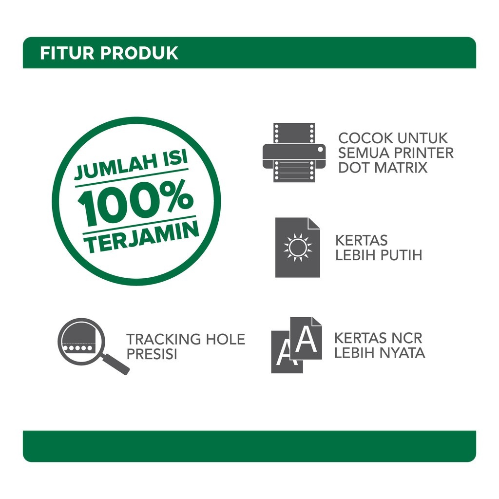 Jual Kertas Continuous Form paperline 9.5