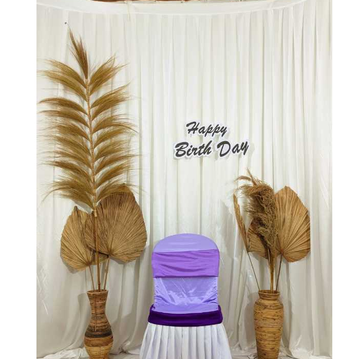 Jual (JAHIT RAMPEL T3m x L1m) KAIN DEKOR SUDAH JAHIT RAMPEL UKURAN 3X1 ...