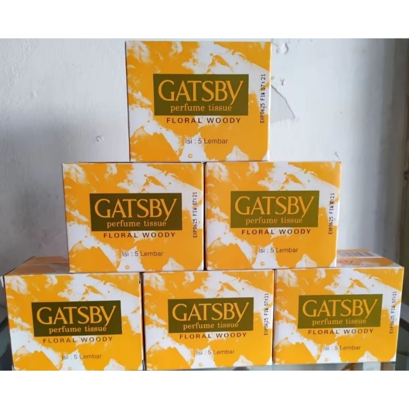Jual Gatsby perfume tissue (1 pak isi 5 lembar) | Shopee Indonesia