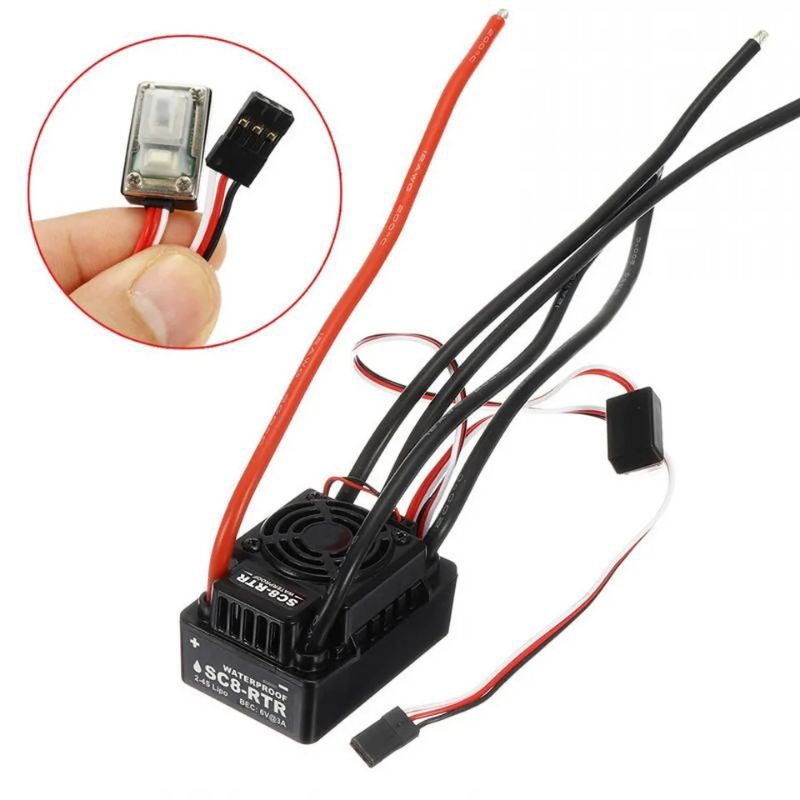 Jual SC8 RTR Waterproof 120A Brushless JLB J3 ESC 2-4S Lipo Fit 3660 ...