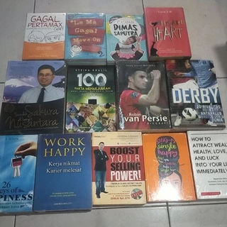 OBRAL BUKU / NOVEL / MOTIVASI / BACAAN UMUM / ORIGINAL