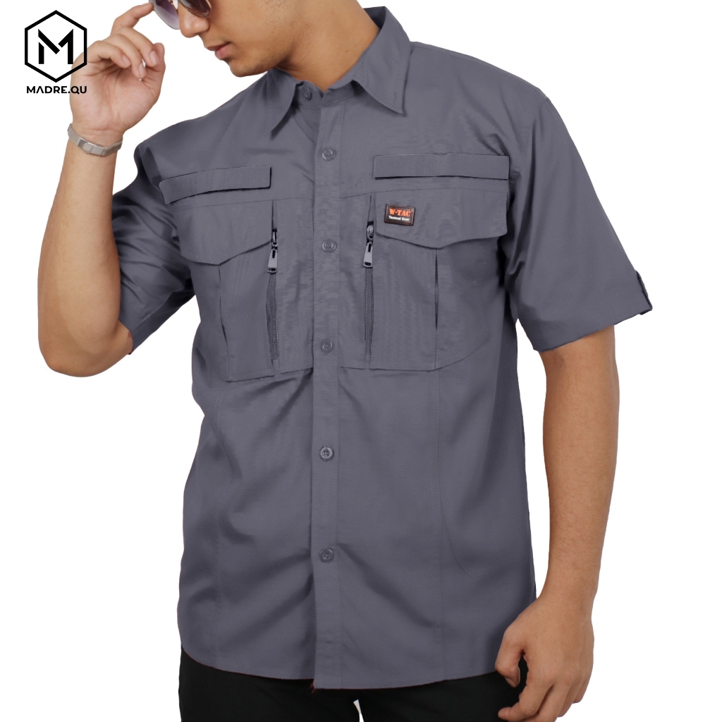 Jual Baju Kemeja Pdl Pdh Tactical Lapangan Outdoor W-Tac Bahan American ...