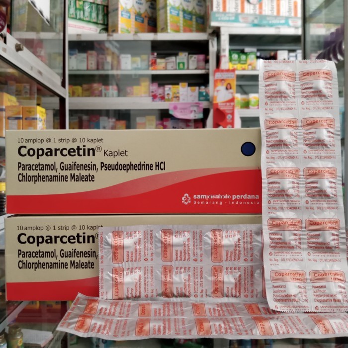 Jual Coparcetin Strip Isi Kaplet Meredakan Demam Pusing Sakit